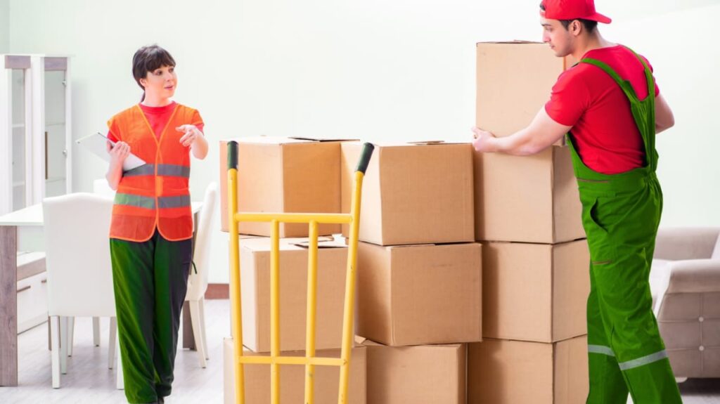 Madhu Home Logistics staff coordinating during relocation in Hyderabad