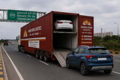 Madhu Home Logistics Packers And Movers Nanakramguda best Car Transport Services in Hyderabad to Banglore