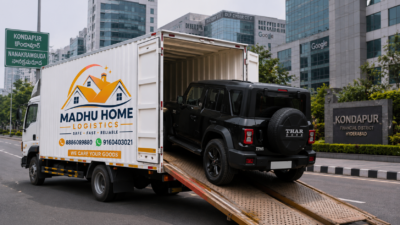 Madhu Home Logistics Scorpio S11 Car Transport Services Hyderabad to Banglore