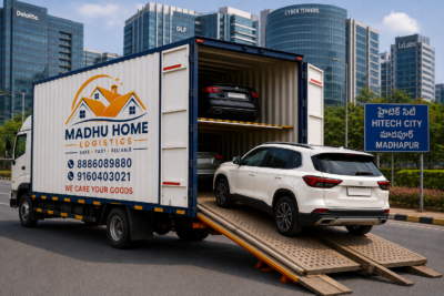 Madhu Home Logistics Scorpio S11 Car Transport Services Hyderabad to Delhi