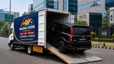 Madhu Home Logistics Scorpio S11 Car carier Hyderabad to Jaipur