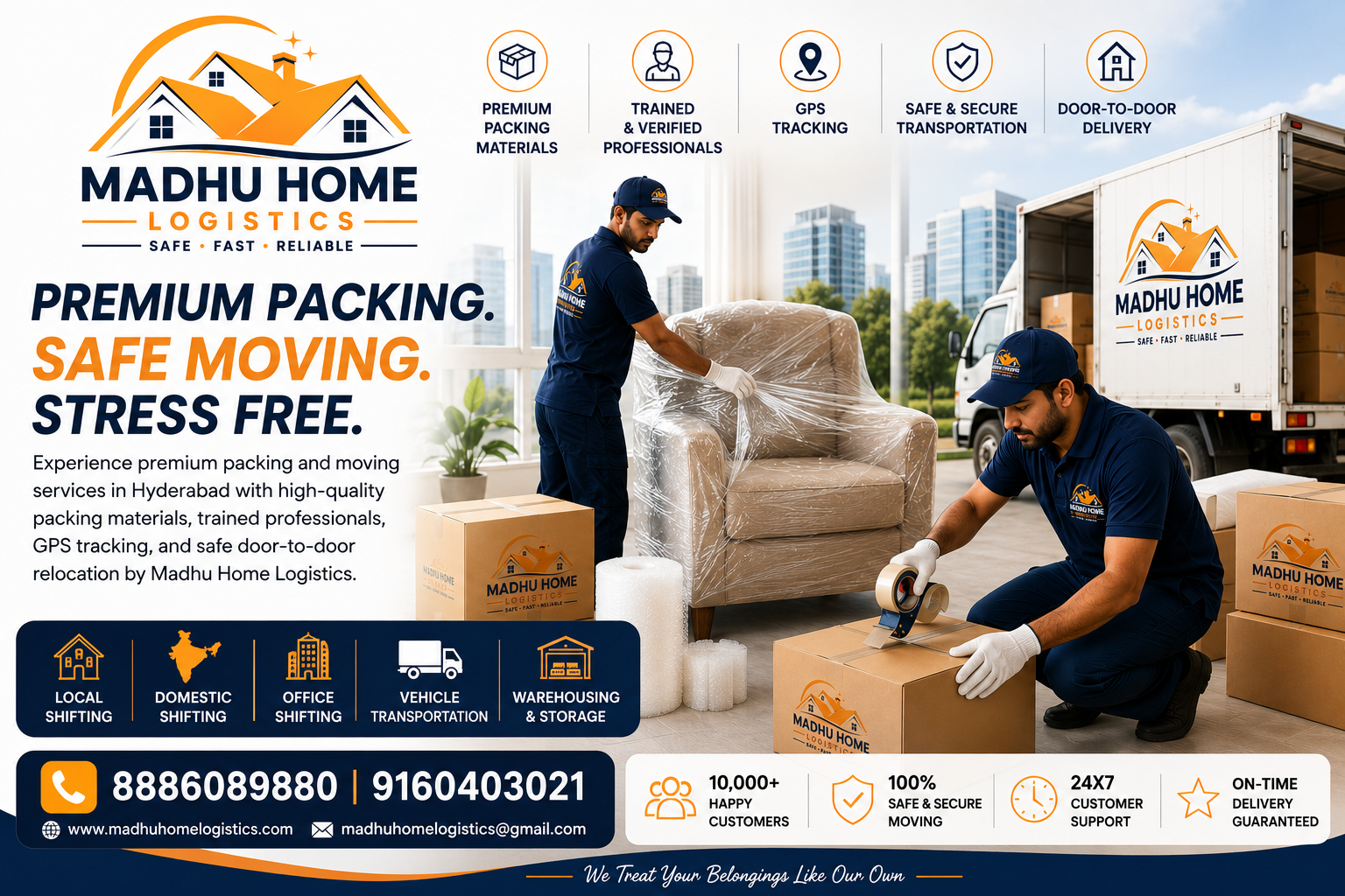 Madhu Home Logistics Gachibowli