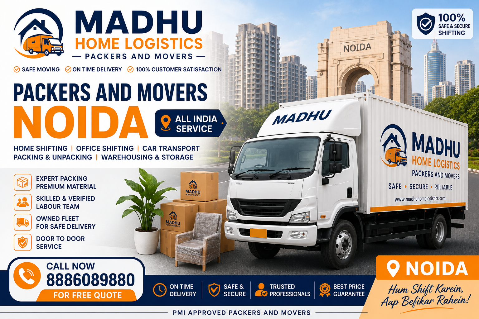 Madhu Home Logistics Packers and Movers Noida
